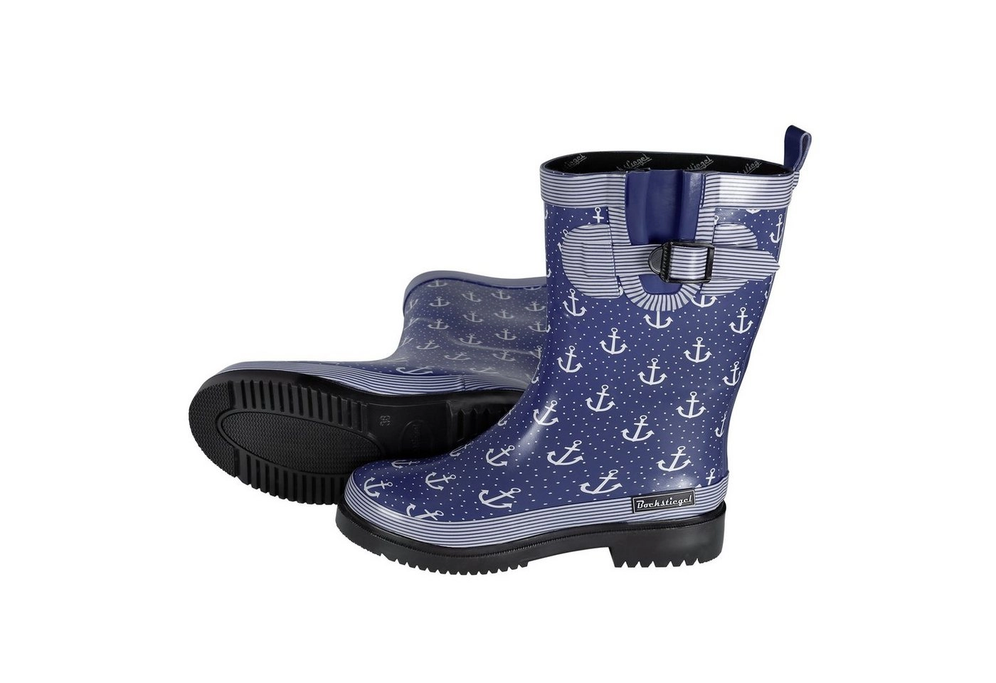 SALIHA »Damen Regenstiefel Marleen dk.blau/multi« Gummistiefel