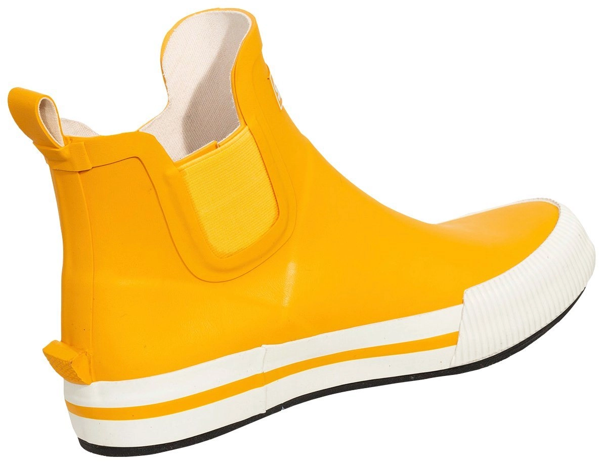SALIHA »Damen-Halbstiefel Momo gelb/weiß« Gummistiefel