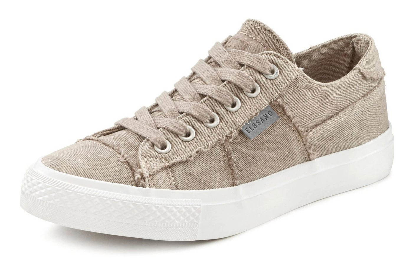 Elbsand Sneaker aus Textil im modischen Used-Look VEGAN