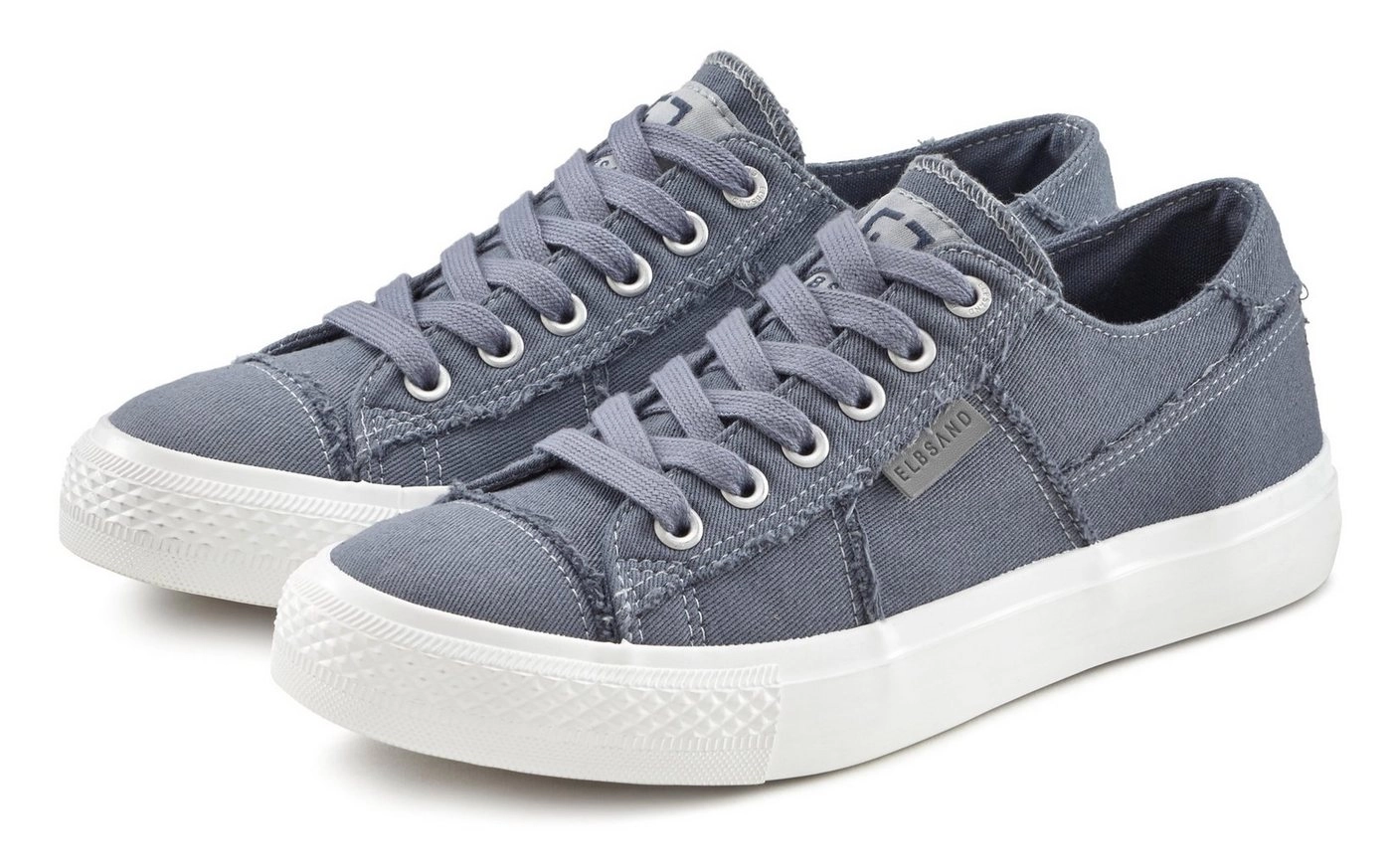 Elbsand Sneaker aus Textil im modischen Used-Look VEGAN