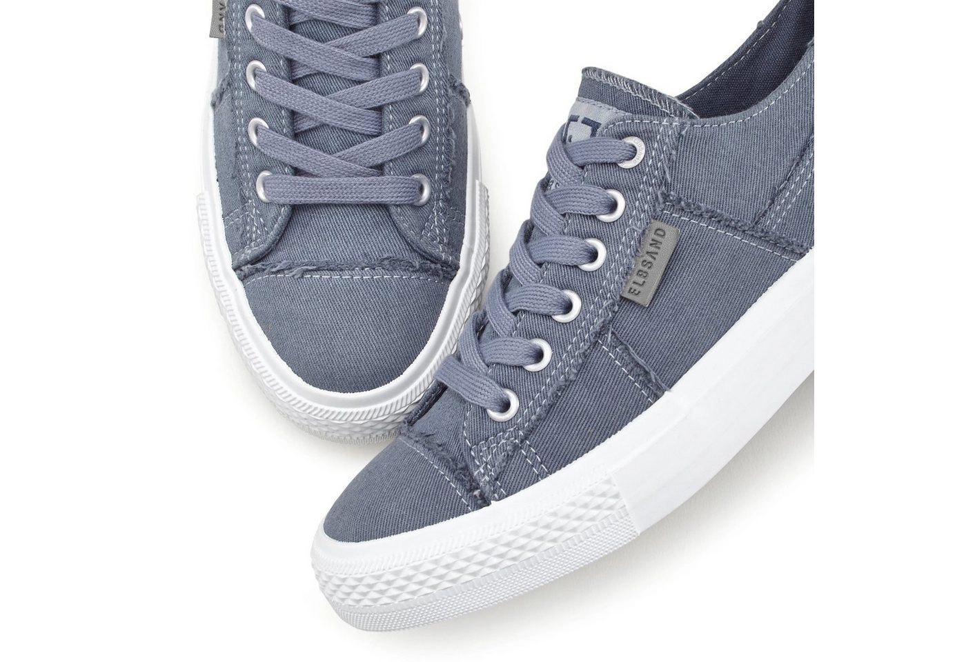 Elbsand Sneaker aus Textil im modischen Used-Look VEGAN