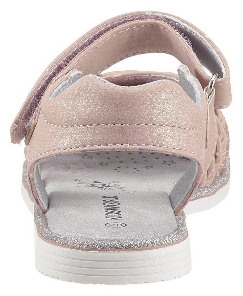 KIDSWORLD Riemchensandale mit Glitzerdetails