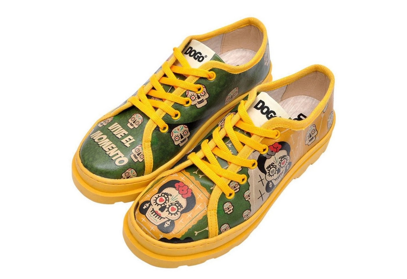 DOGO »Sugar Skull« Schnürschuh Vegan