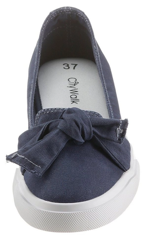 CITY WALK Slipper mit süßer Schleife