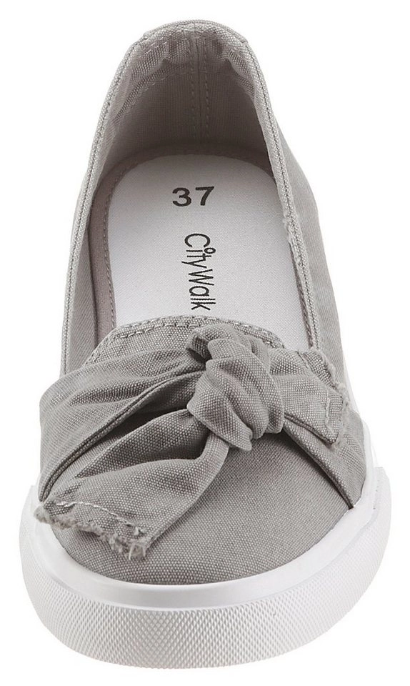 CITY WALK Slipper mit süßer Schleife
