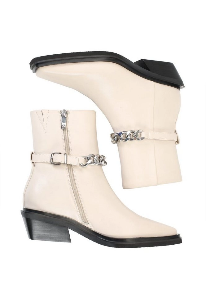 ekonika Stiefelette mit Metall-Applikationen