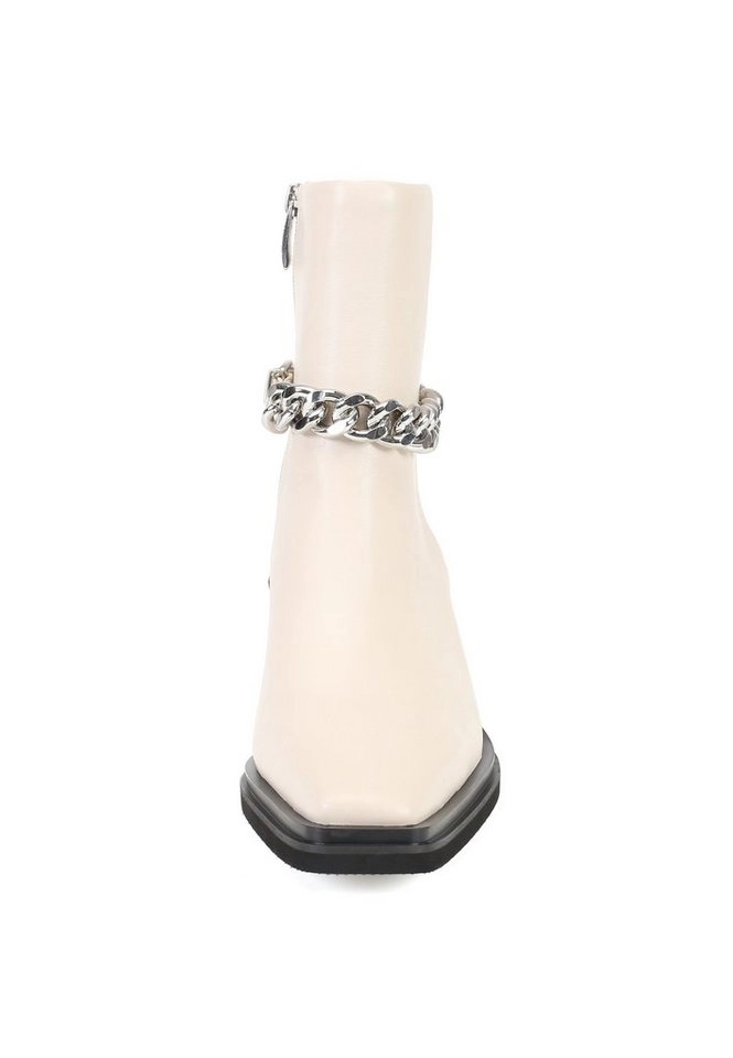ekonika Stiefelette mit Metall-Applikationen