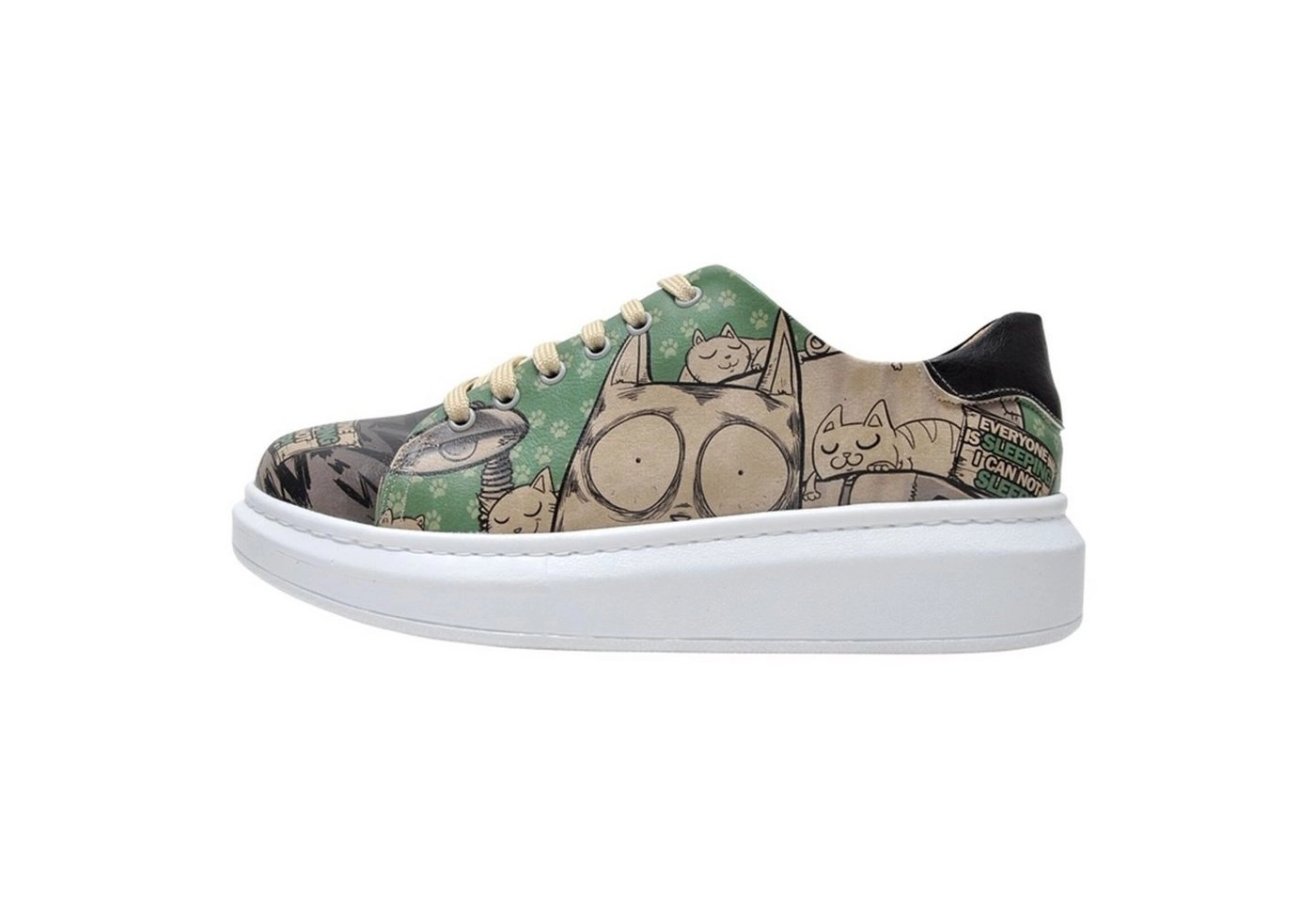DOGO »Can not Sleeping« Plateausneaker Vegan