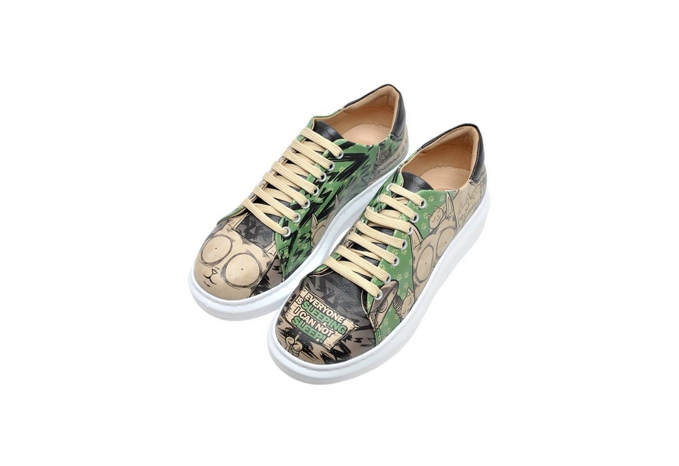 DOGO »Can not Sleeping« Plateausneaker Vegan