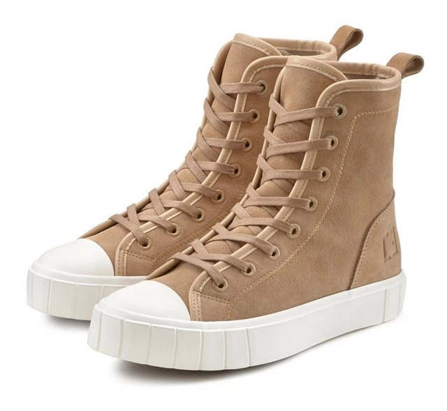 Elbsand Stiefelette Boots zum Schnüren im Casual Look aus weichem Leder