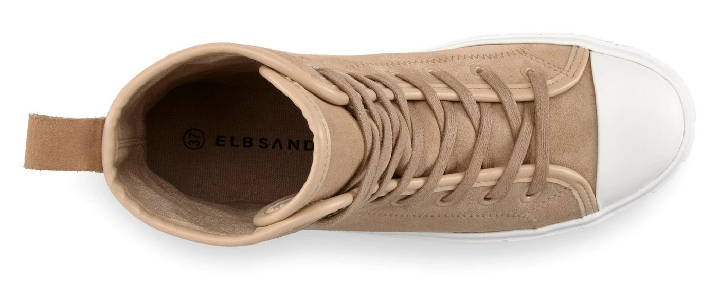 Elbsand Stiefelette Boots zum Schnüren im Casual Look aus weichem Leder