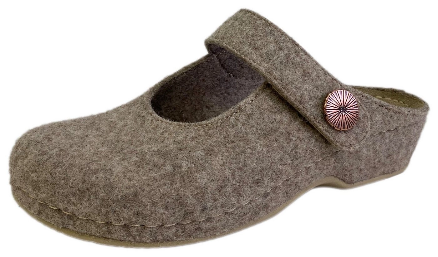 MUBB »BELLA« Pantoffel mit Riemchen, G-Weite