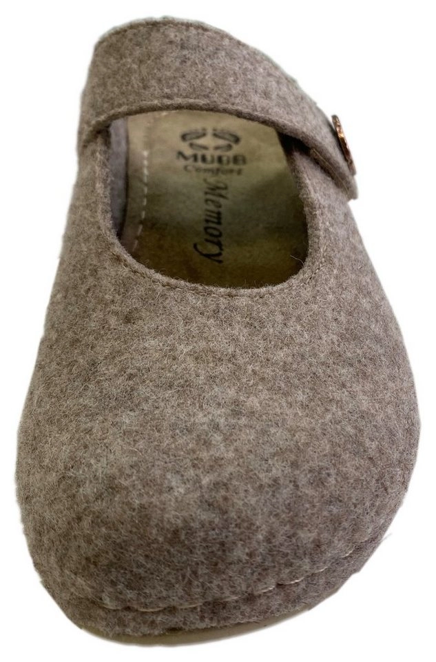 MUBB »BELLA« Pantoffel mit Riemchen, G-Weite