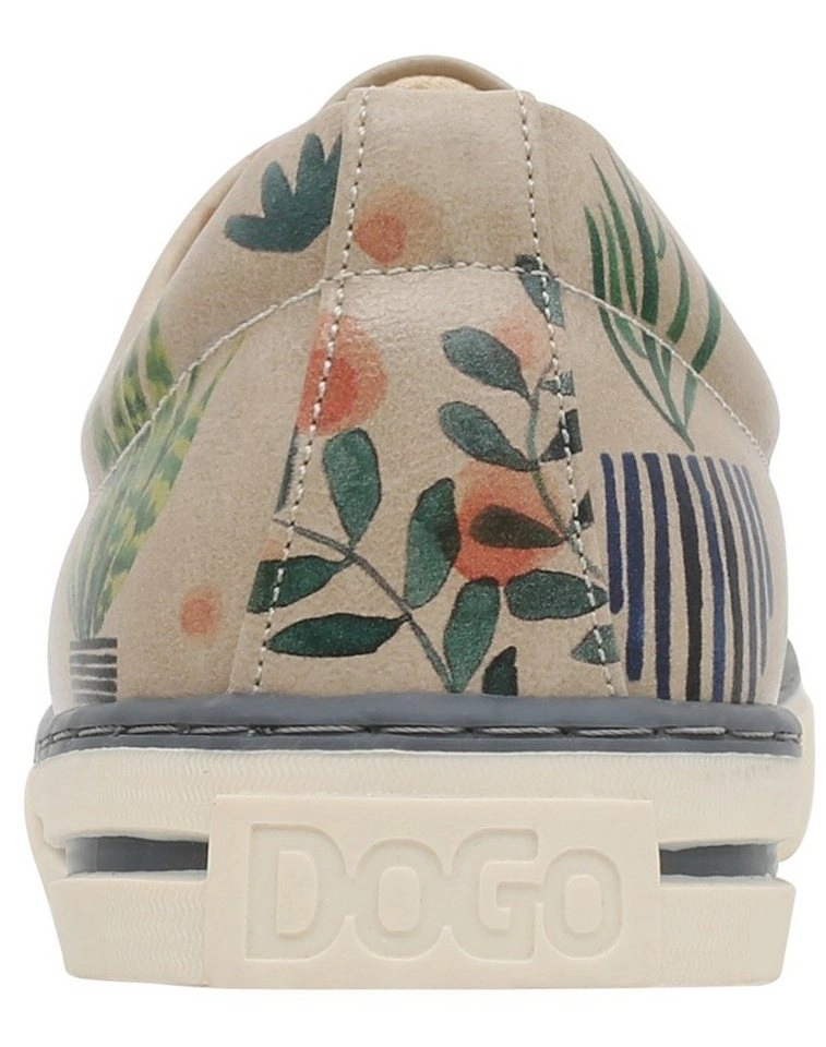 DOGO »Plant Lady« Schnürschuh mit Pflanzen-Print