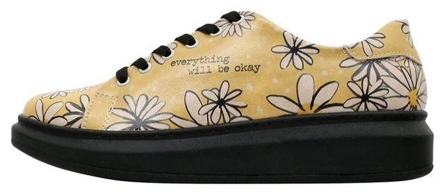 DOGO »Myra, vegan« Schnürschuh everything will be ok