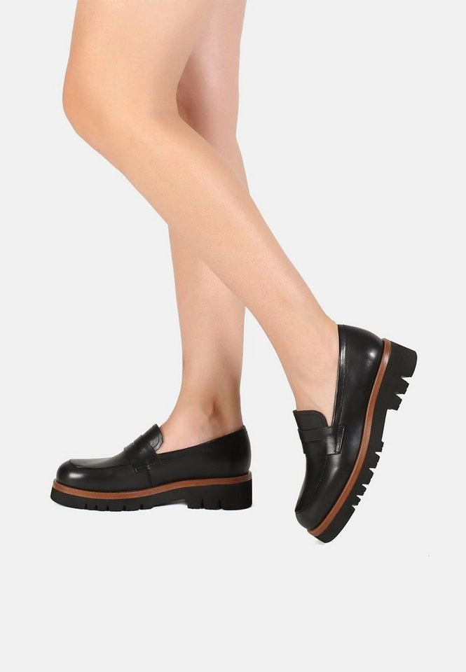 ekonika Slipper Mit dekorativer Zierlasche