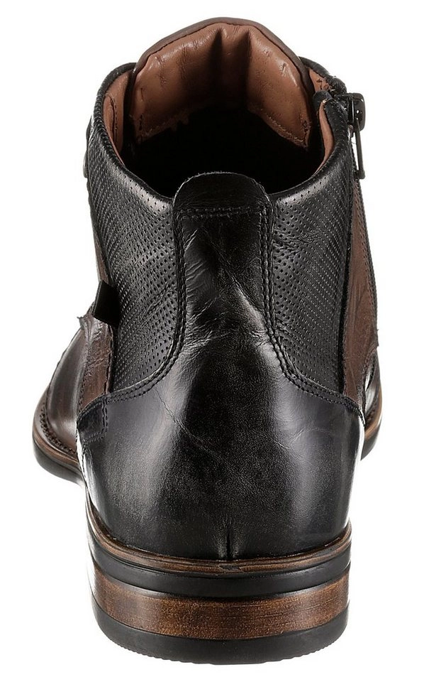 KRISBUT Schnürstiefelette mit Innenreißverschluss