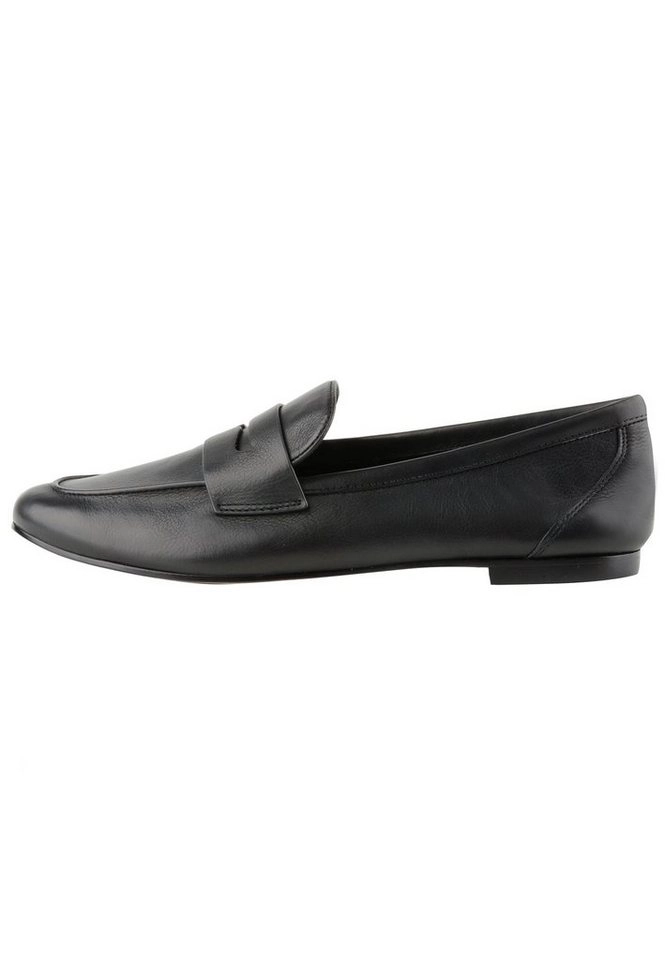 ekonika Slipper aus glattem Naturleder