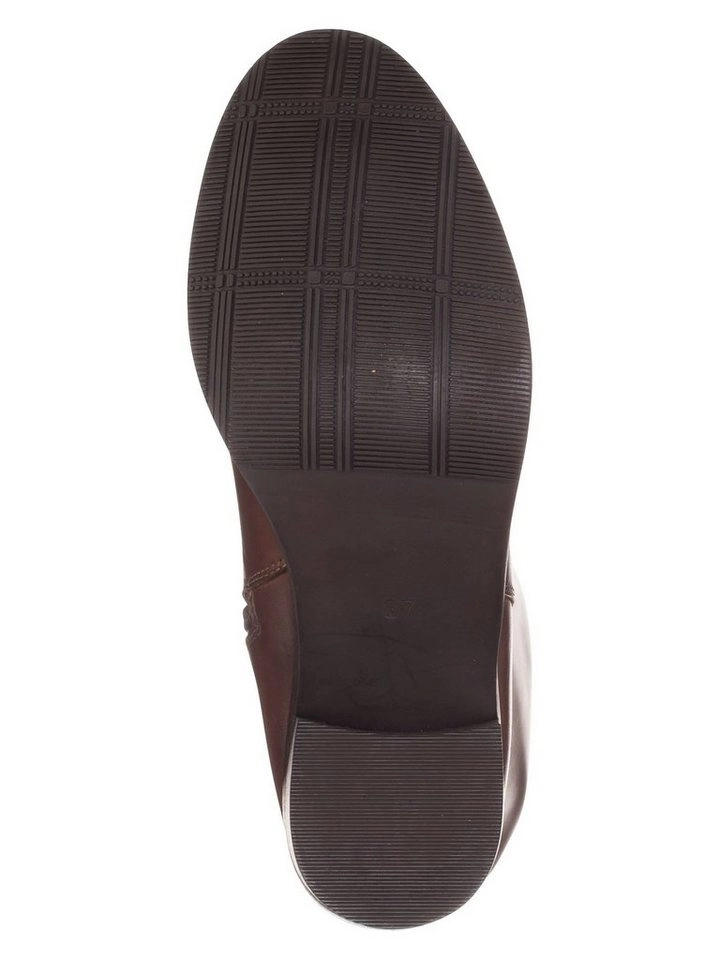 Sheego »Weitschaftstiefel« Weitschaftstiefel in Schaftweite XXL aus Leder mit Stretch-Einsatz