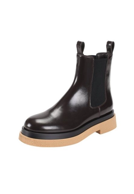 ekonika Stiefelette mit heller Kontrastsohle