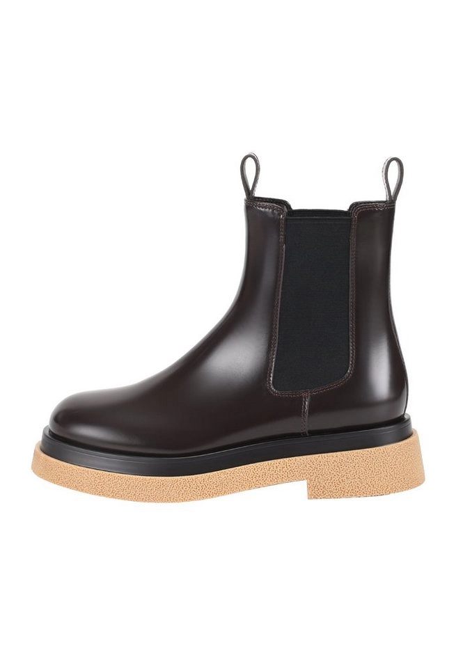ekonika Stiefelette mit heller Kontrastsohle