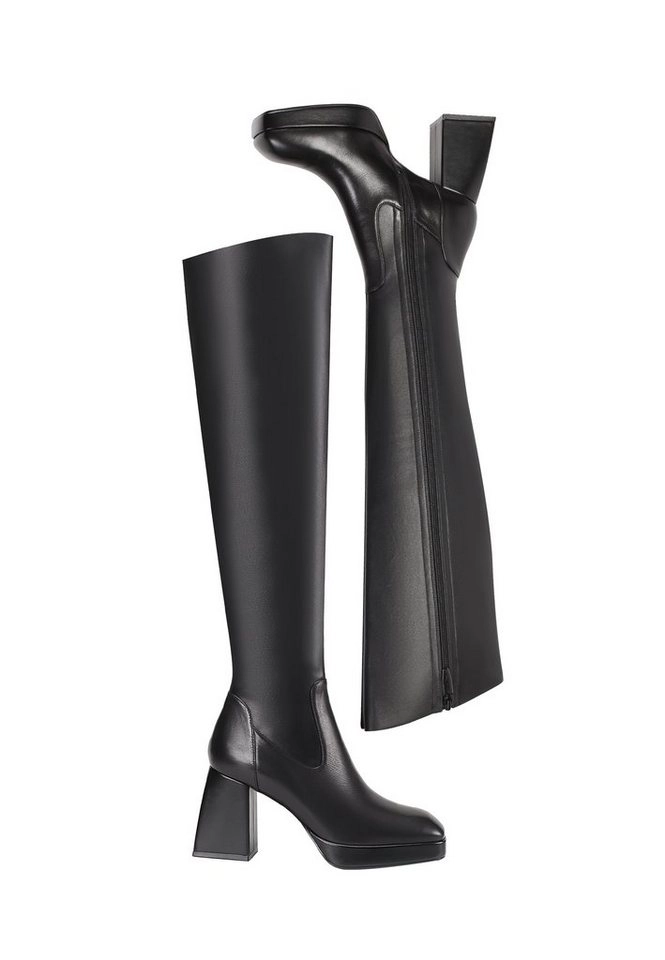 ekonika Overkneestiefel mit stabilem Absatz