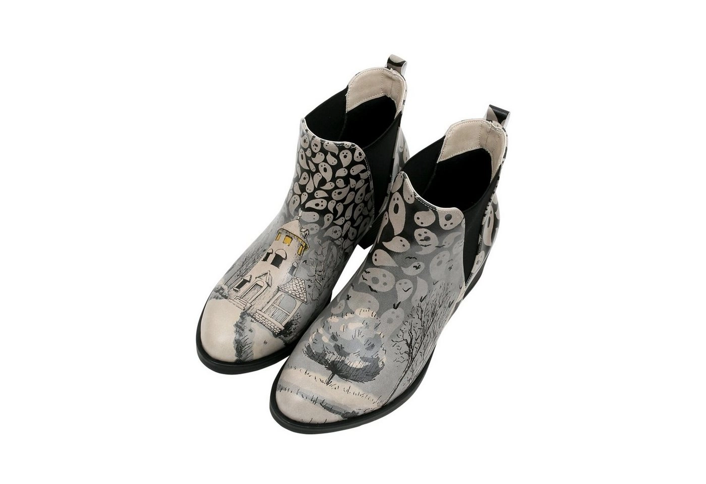 DOGO »Spooky Town« Schlupfstiefel Vegan