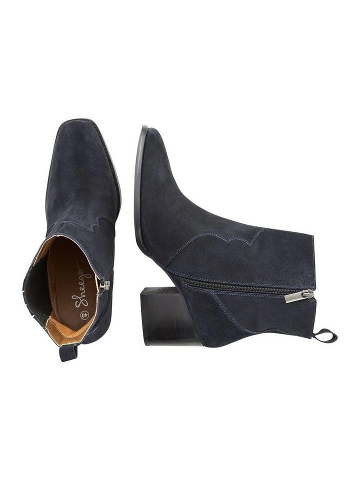 sheego by Joe Browns »Stiefelette« Stiefelette aus echtem Leder, mit Blockabsatz