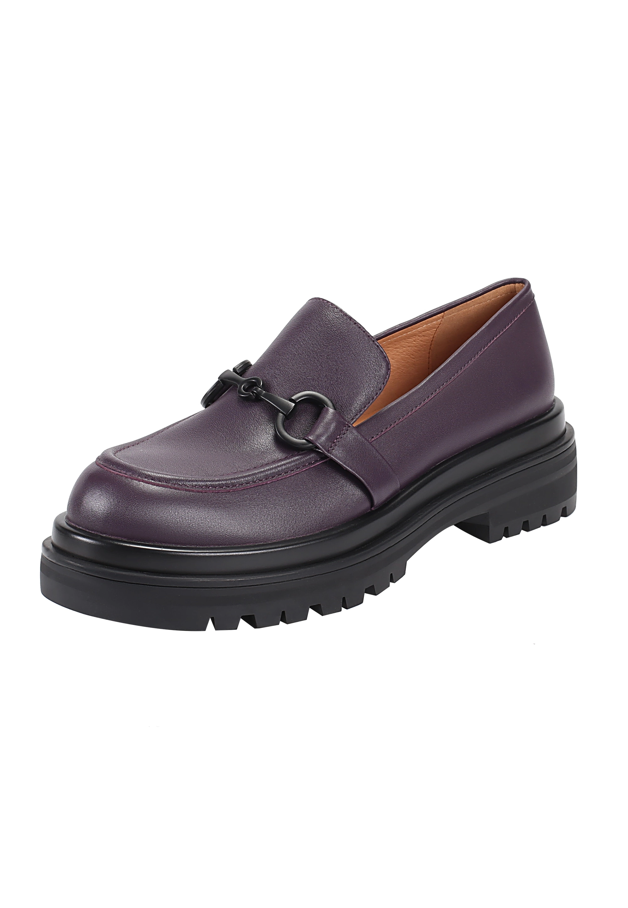 ekonika Slipper mit dekorativen Metallbeschlägen
