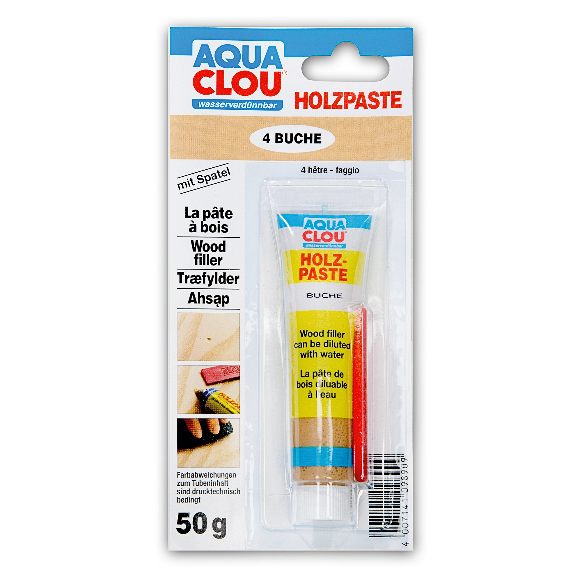 Clou Holzpaste buchefarben 50 g