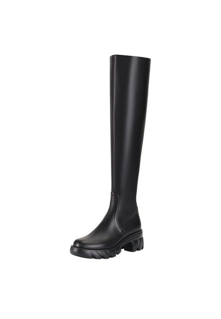ekonika »Damen-Halbsaison-Stretch EKONIKA PREMIUM« Overkneestiefel mit massiver Reliefsohle