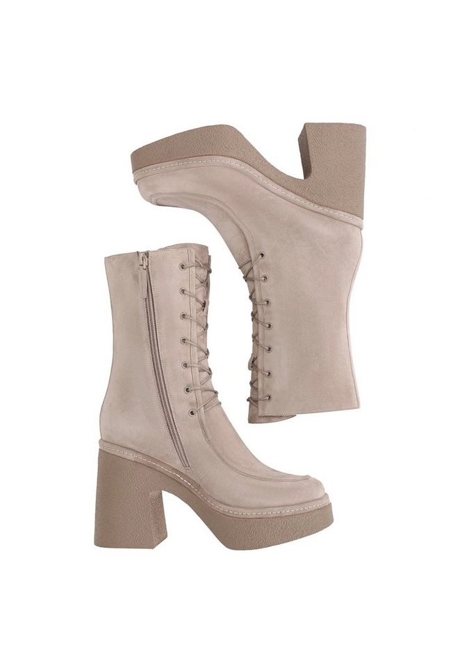ekonika Stiefel mit trendiger Plateausohle