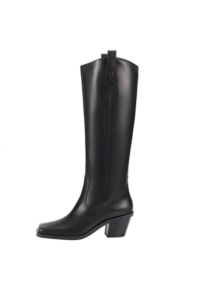 ekonika Stiefel mit modischer Karree-Spitze