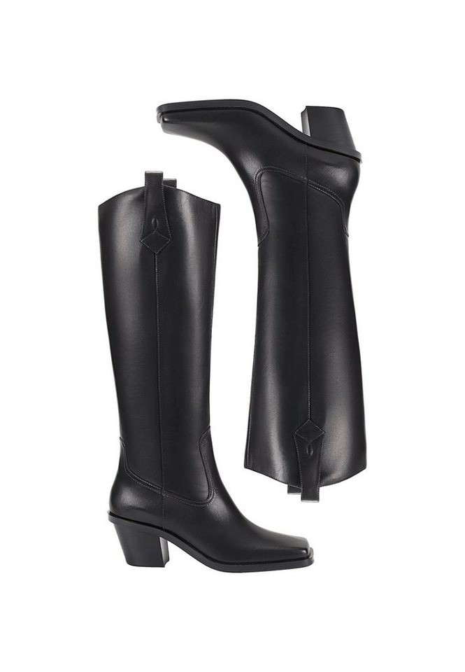 ekonika Stiefel mit modischer Karree-Spitze