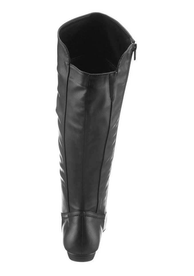 CITY WALK Stiefel mit slouchy Schaft mit Raffungen