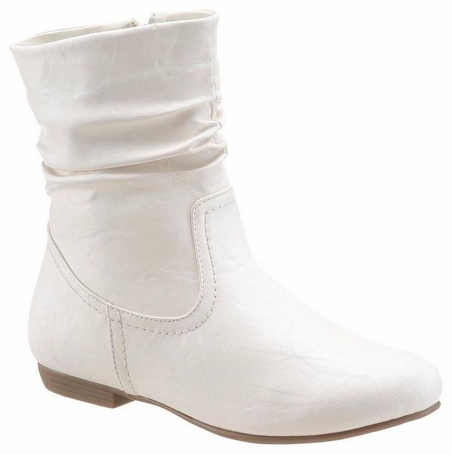 CITY WALK Stiefelette mit Raffungen am slouchy Schaft