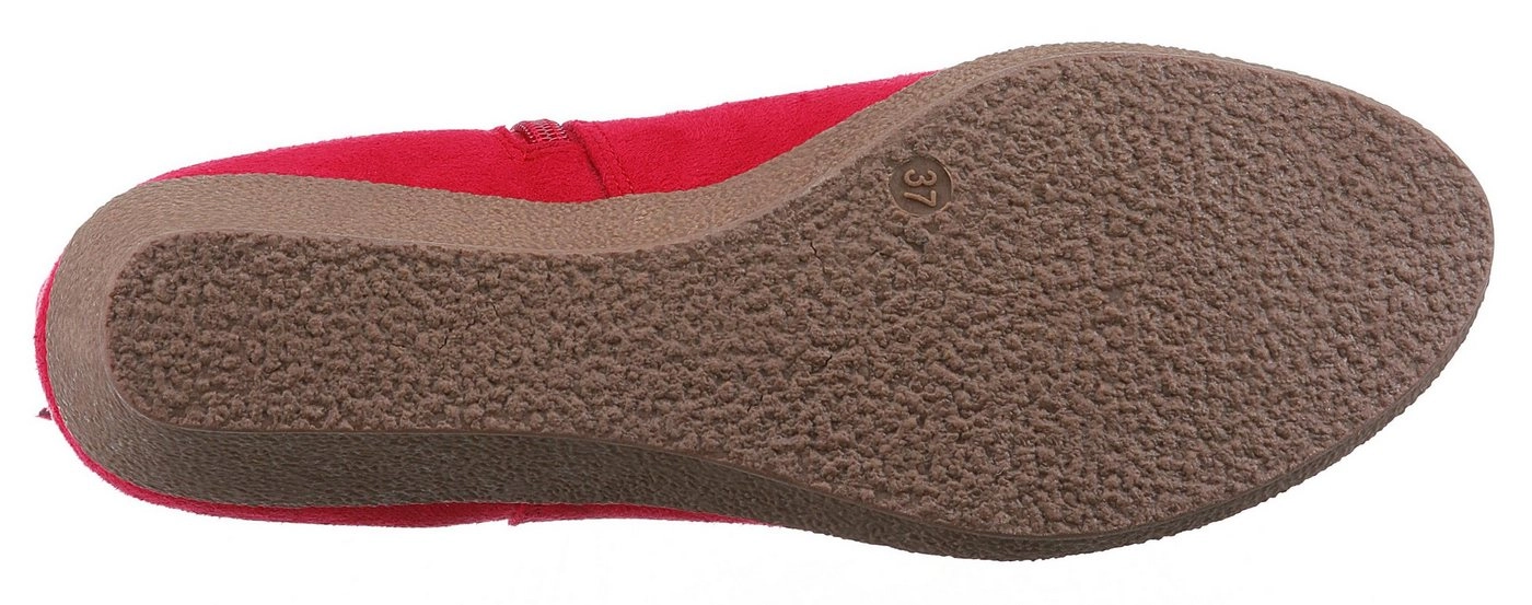 CITY WALK Stiefelette mit Raffungen am slouchy Schaft