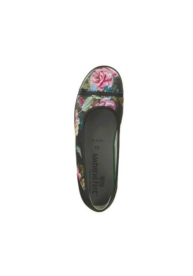 Natural Feet »Sanela« Ballerina im floralen Design