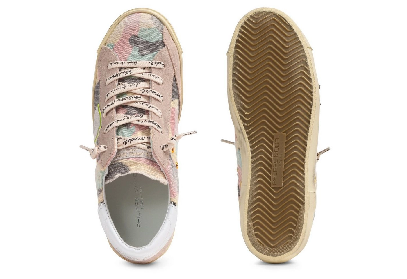PHILIPPE MODEL »Sneaker PARIS PRSX Camouflage Buerre« Schnürschuh