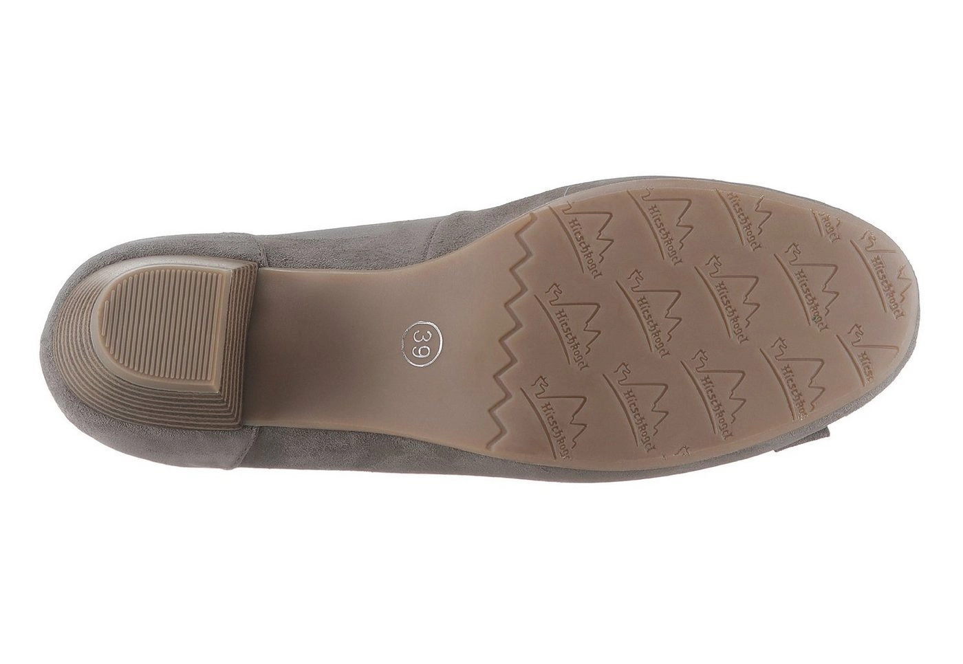 Hirschkogel Pumps Damen, in Veloursleder Optik