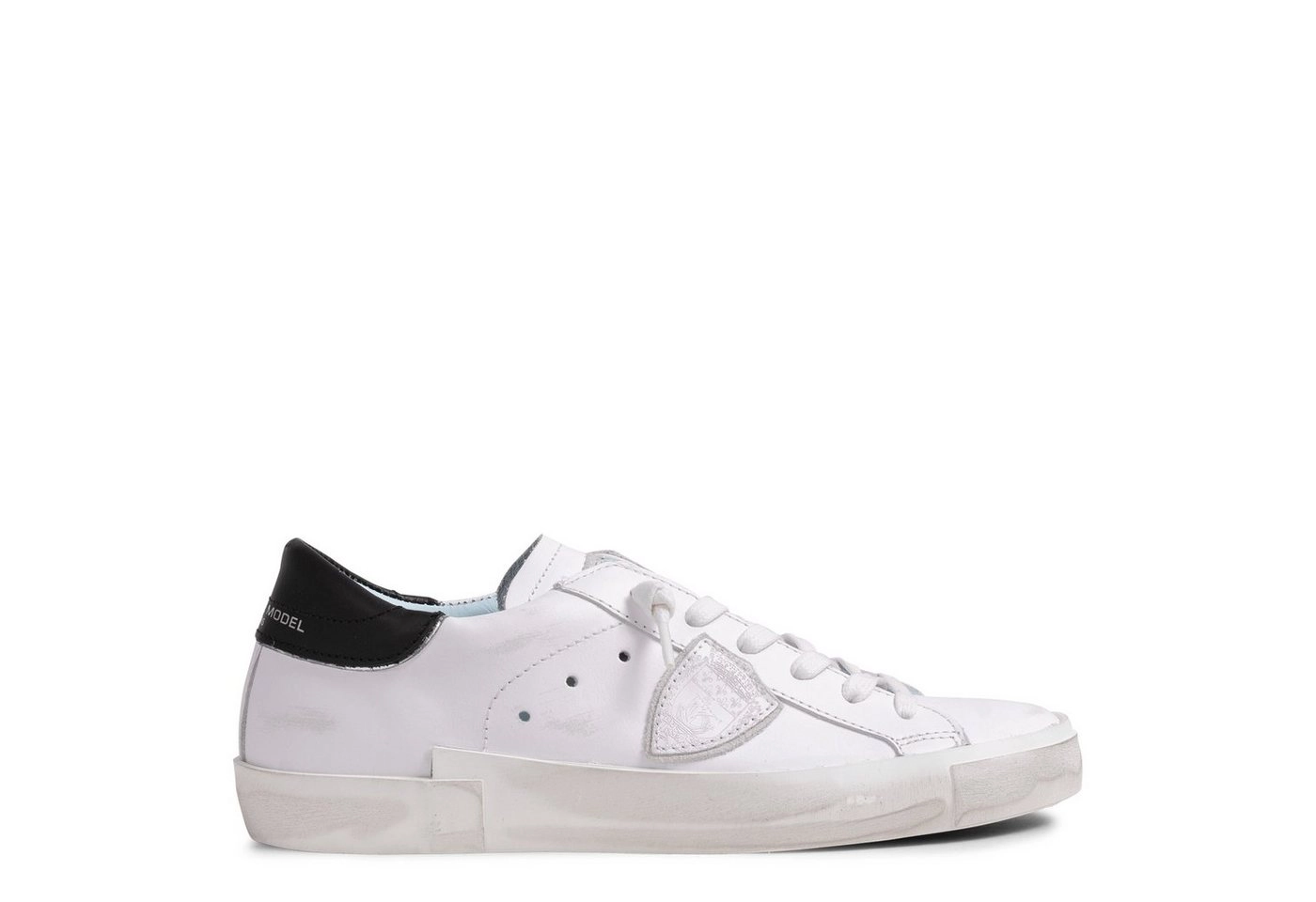 PHILIPPE MODEL »Sneaker PARIS Blanc Noir« Schnürschuh