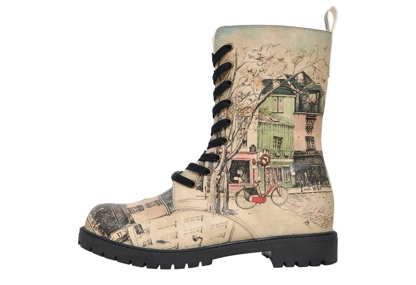 DOGO »Bonjour Paris« Stiefel Vegan