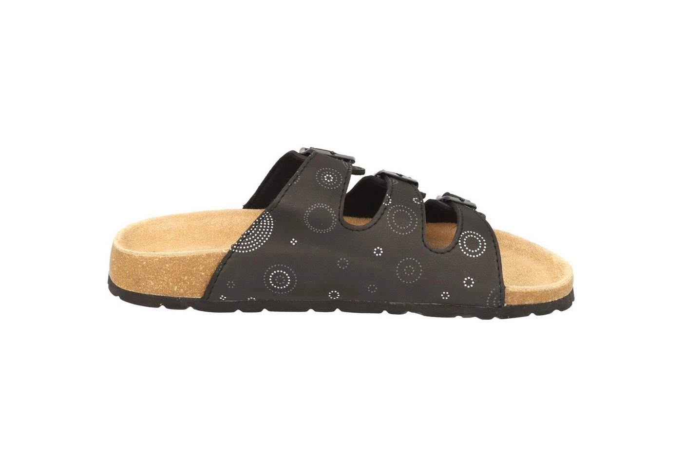 Cloxx »Damen Pantolette T67915 Sandale Hausschuhe Lederfußbett« Pantolette
