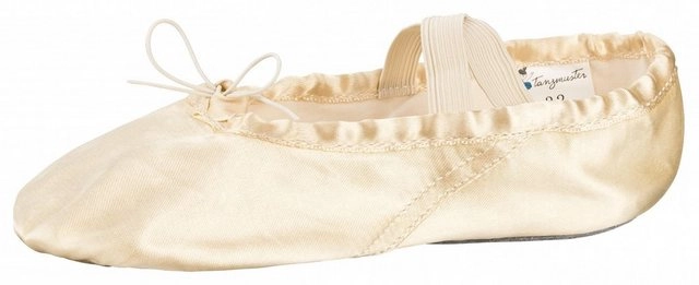 tanzmuster »Ballettschuhe Nicky aus Satin mit ganzer Ledersohle« Tanzschuh Ballettschläppchen für Mädchen