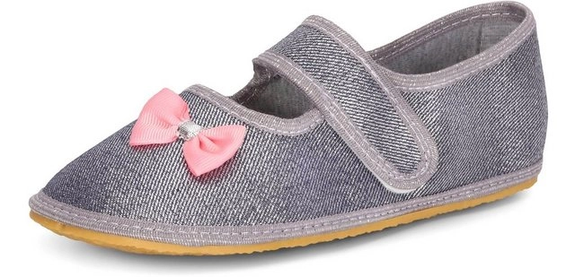 Ladeheid »Kinder Mädchen Jungen Hausschuhe LARW009 (Grau Maus, 33 EU)« Hausschuh