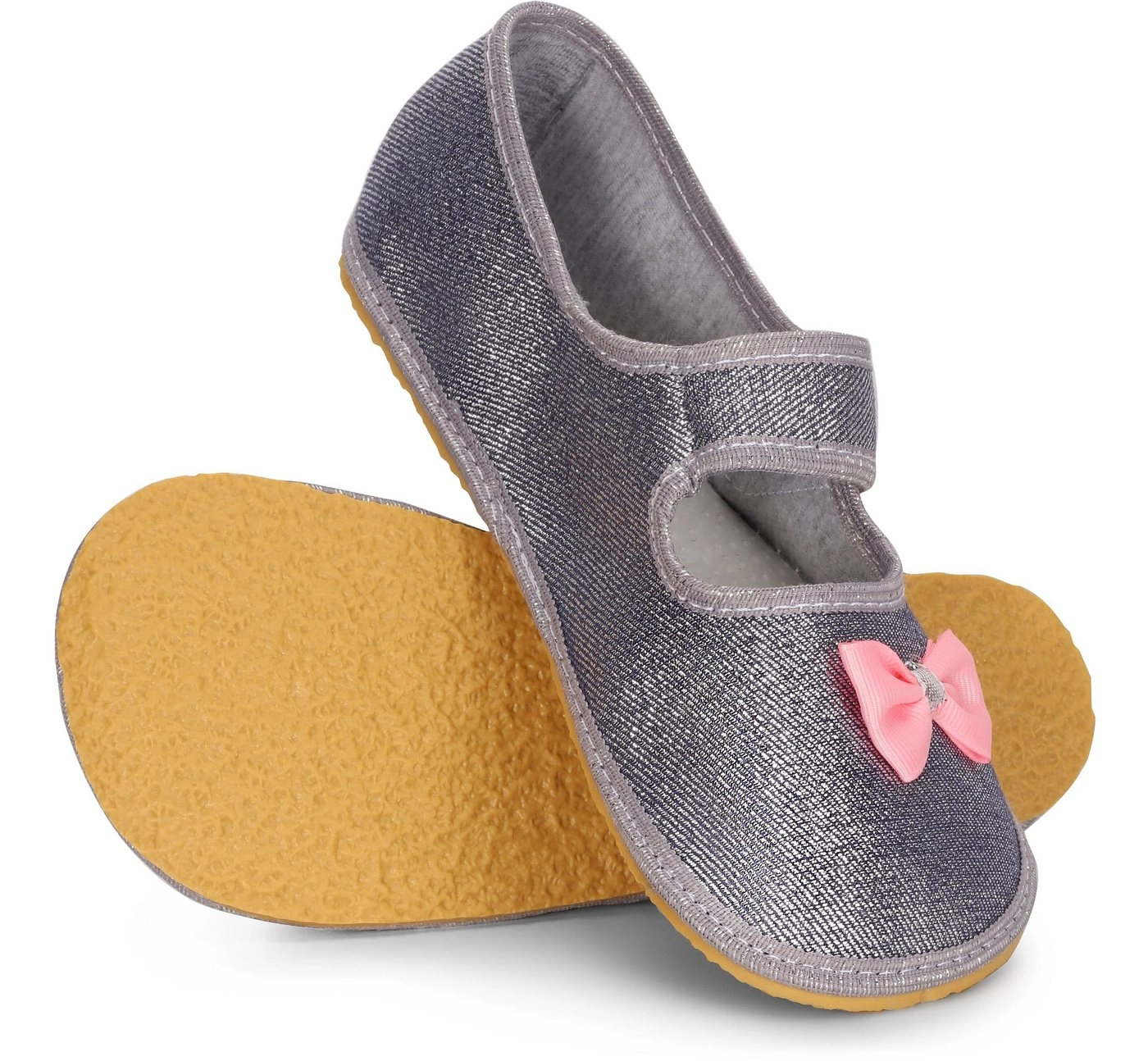 Ladeheid »Kinder Mädchen Jungen Hausschuhe LARW009 (Grau Maus, 33 EU)« Hausschuh