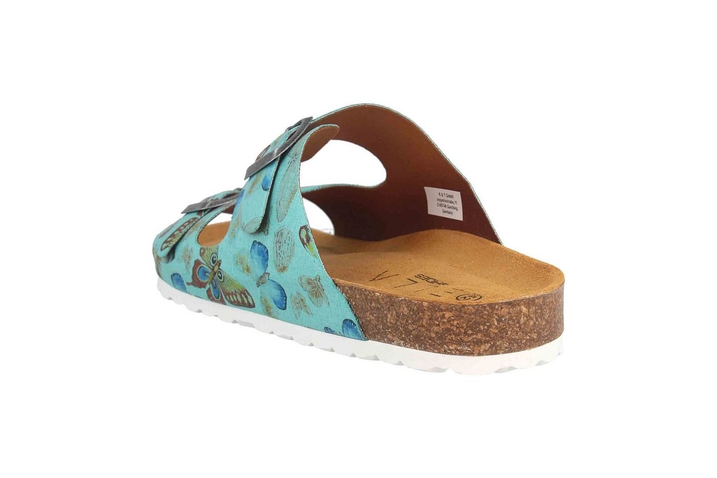 ELLA.shoes »15-0016 Aqua« Pantolette