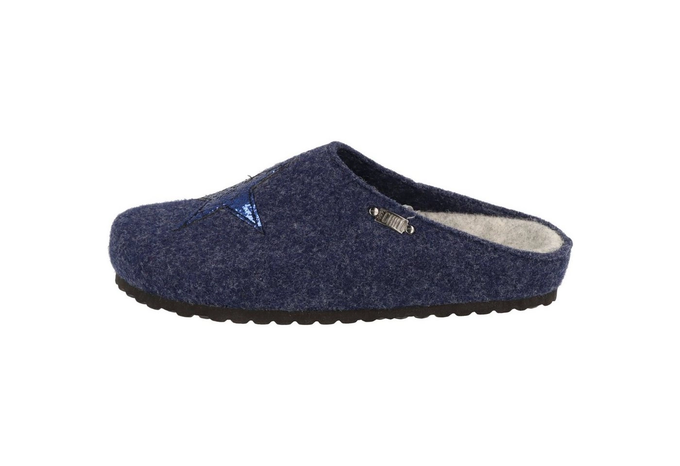 SUPERSOFT »Damen Hausschuhe Clogs 522-223 glitzer "Stern" Filz Pantoffeln« Hausschuh