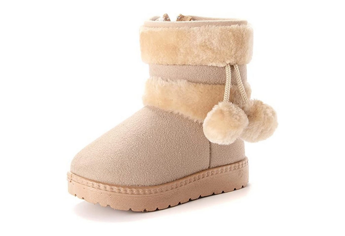 TOPMELON »Winterstiefel mit Reißverschluss« Winterboots (1-tlg) Winterstiefelette, Winterboots mit Warmfutter, Mädchen Warm Gefütterte Schneestiefel, Baby Kinder Plüsch Winterstiefel, Rutschfeste Baby Stiefel, weiches Fell, Kleinkindschuhe, Weichsohlen Ku