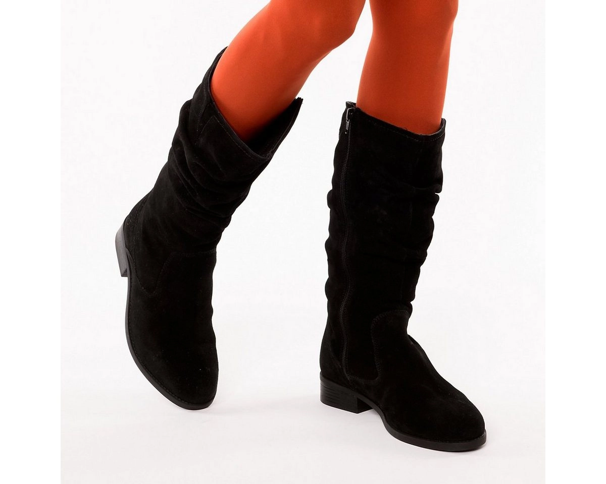 Paul Vesterbro »Slouchy Casual Warm Leder Boot Winterstiefel« Winterstiefel